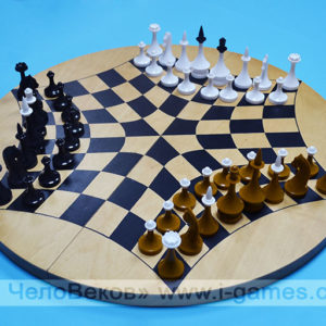 Русские шахматы (деревянная доска)